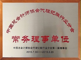 南大财税-中国总会计师协会代理记账行业分会常务理事单位
